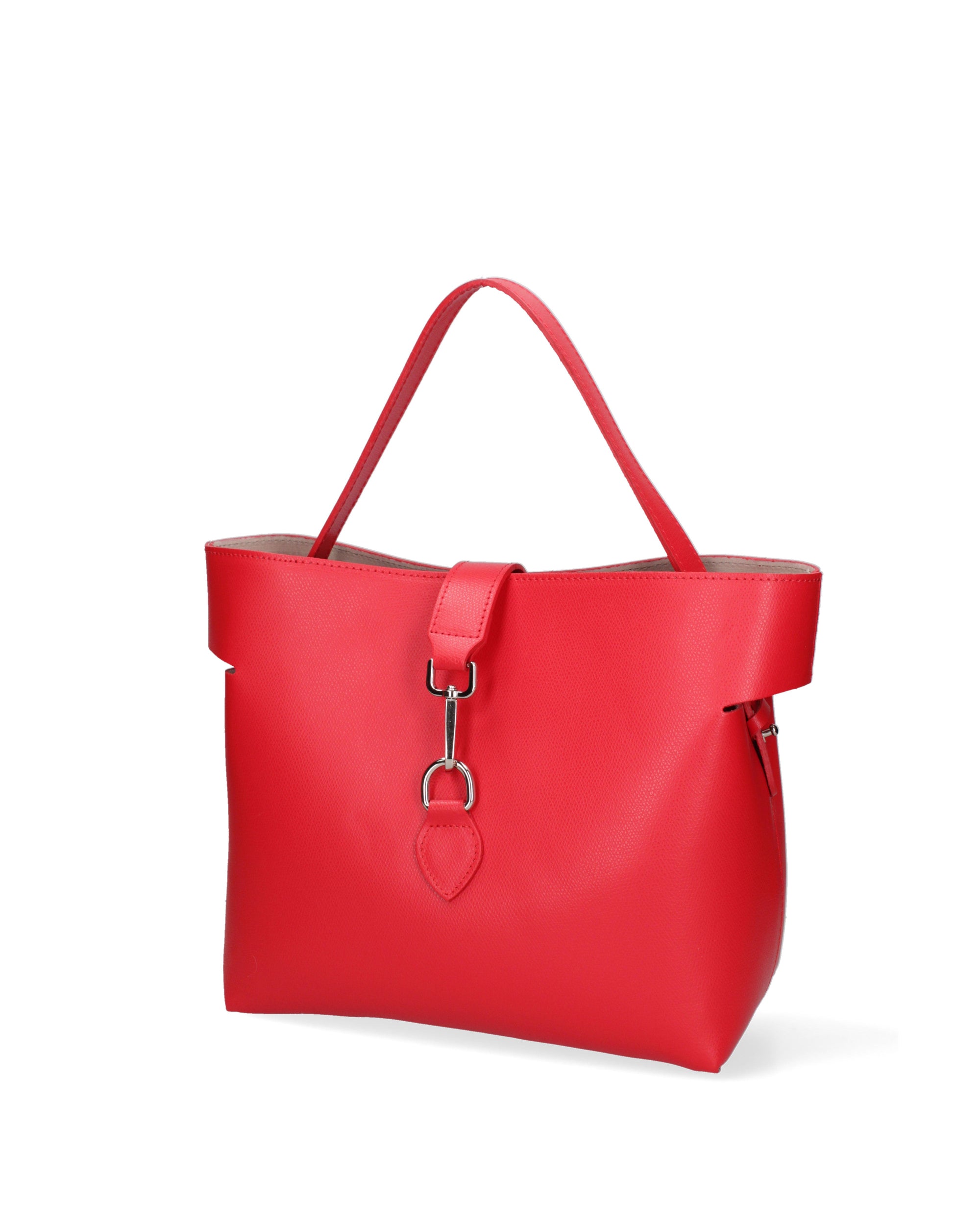 Liviana Borsa a mano da donna Vera pelle 07379-PL58 ROSSO FUOCO Chiara Ferretti