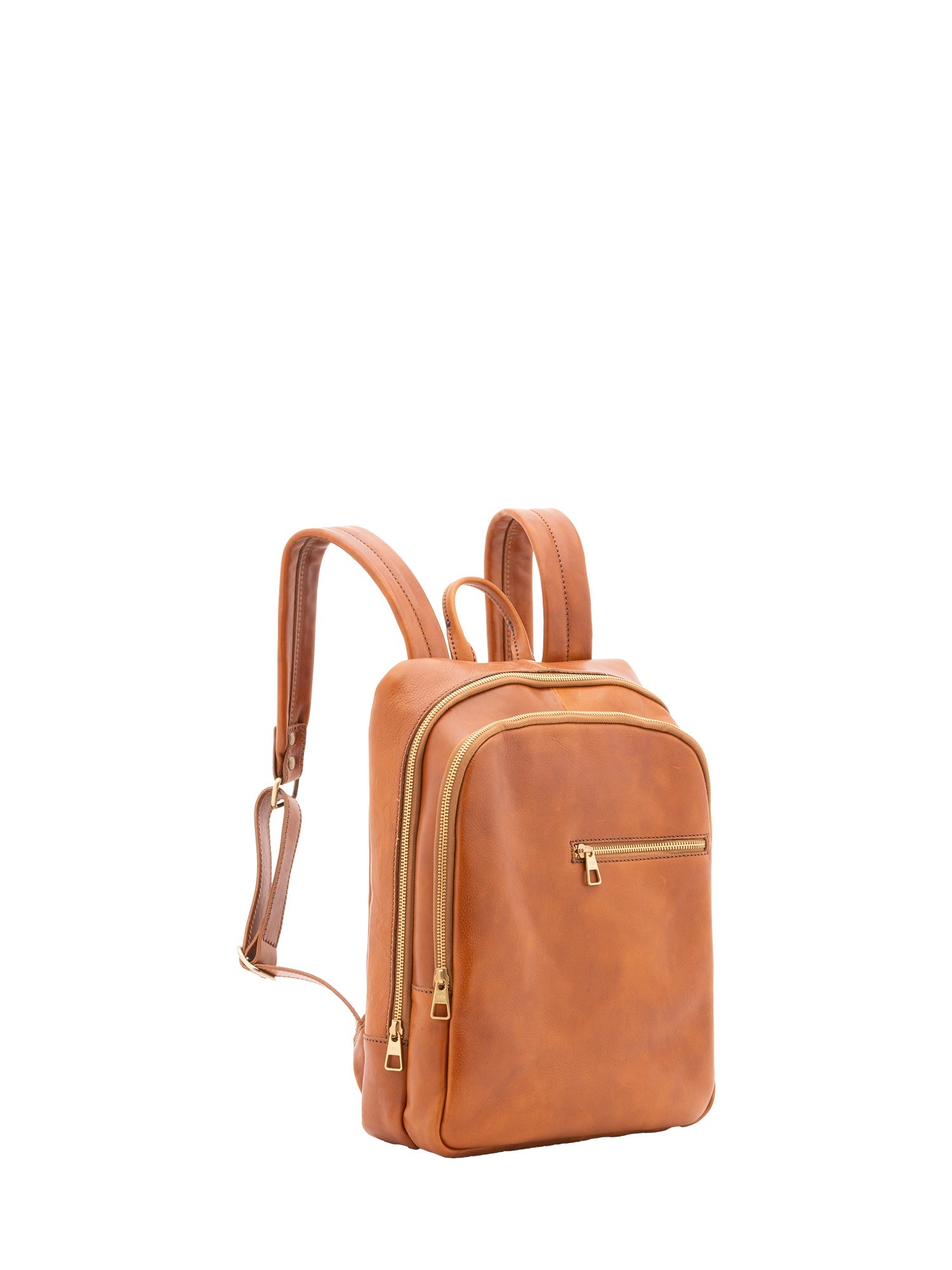 Zaino in vera pelle unisex 100% cotone 4316-MIELE Alessia Firenze