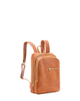 Zaino in vera pelle unisex 100% cotone 4316-MIELE Alessia Firenze