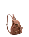 Zaino in vera pelle unisex Made in Italy 4030-MARRONE Alessia Firenze