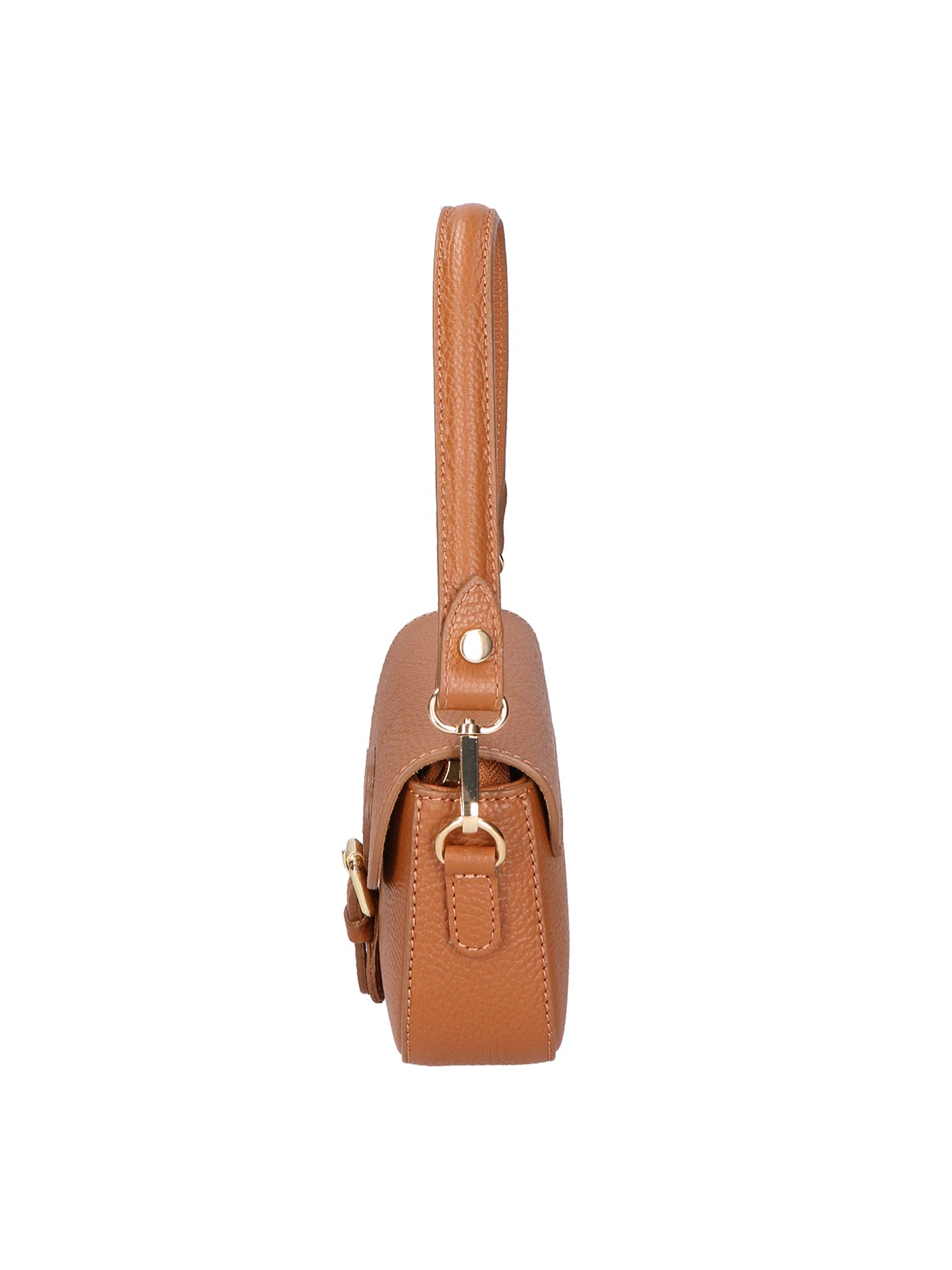 Viktoria Borsa a spalla da donna Vera pelle 06526-D17 CUOIO SCURO Chiara Ferretti