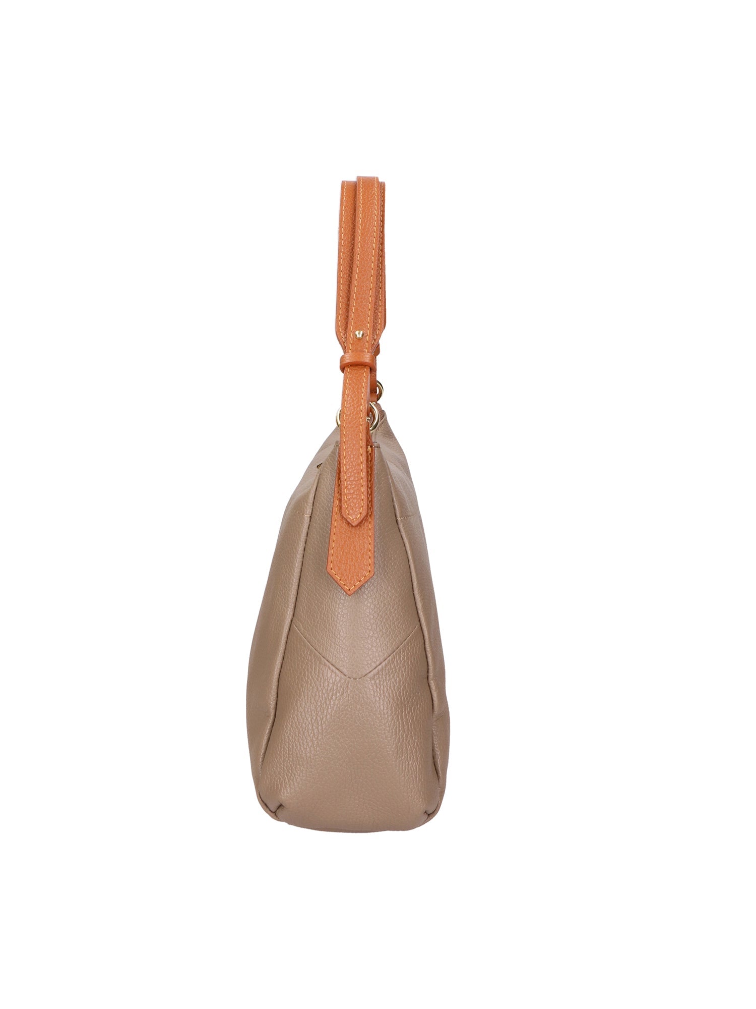 Vladimira Borsa a spalla da donna Vera pelle 06675-D40 TAUPE +D17 CUOIO Chiara Ferretti