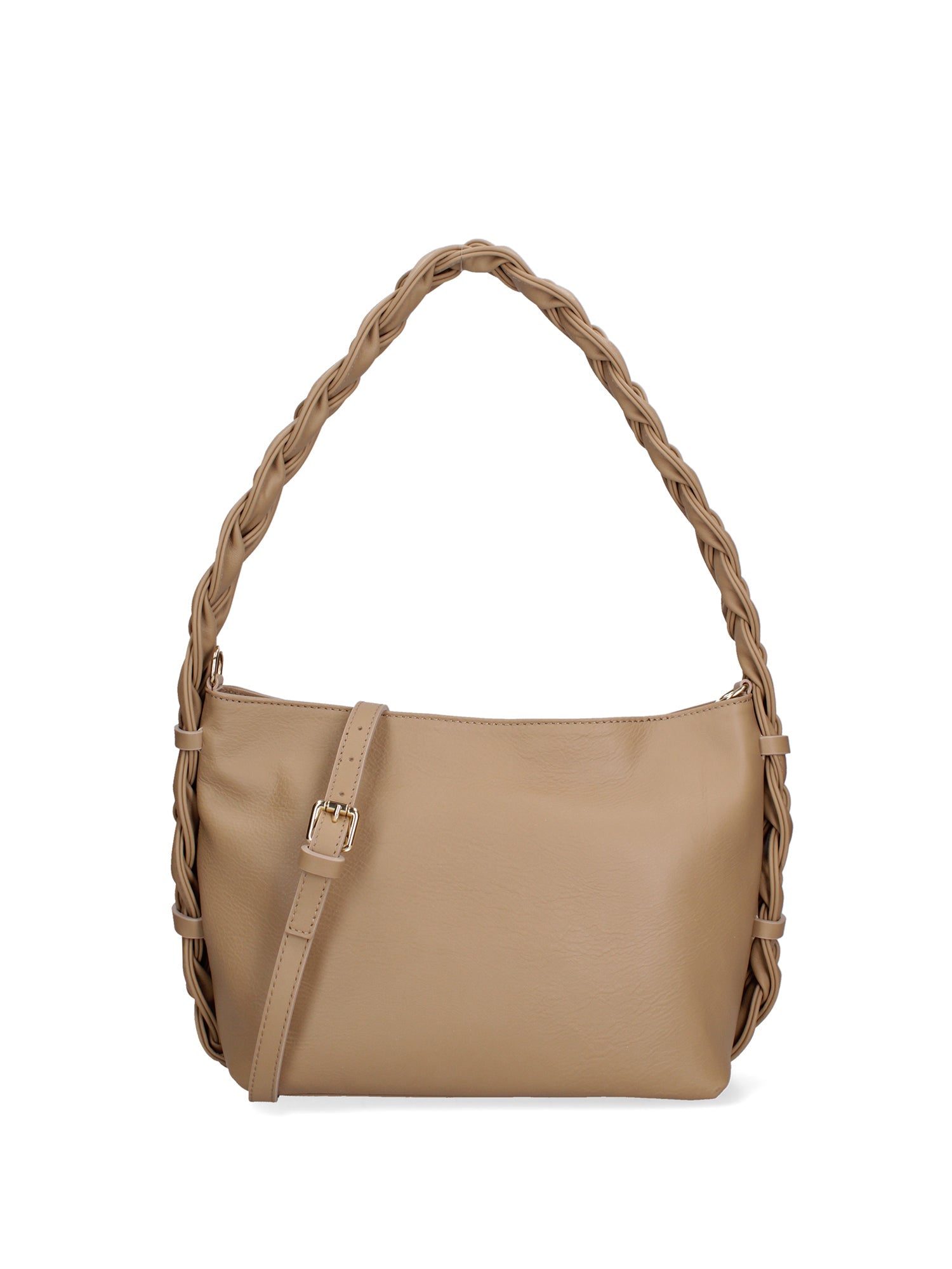 Isara Borsa a spalla da donna Vera pelle 07170-S05 TAUPE CHIARO Chiara Ferretti