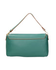 Walda Damen-Schultertasche aus echtem Leder, hergestellt in Italien, 34 x 17,5 x 10 cm