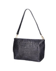 Lorelei Borsa a spalla da donna Vera pelle croco 06498-013 BLU NAVY Chiara Ferretti