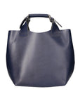 Ester Borsa a mano da donna 100% pelle 9007-BLU Chiara Ferretti
