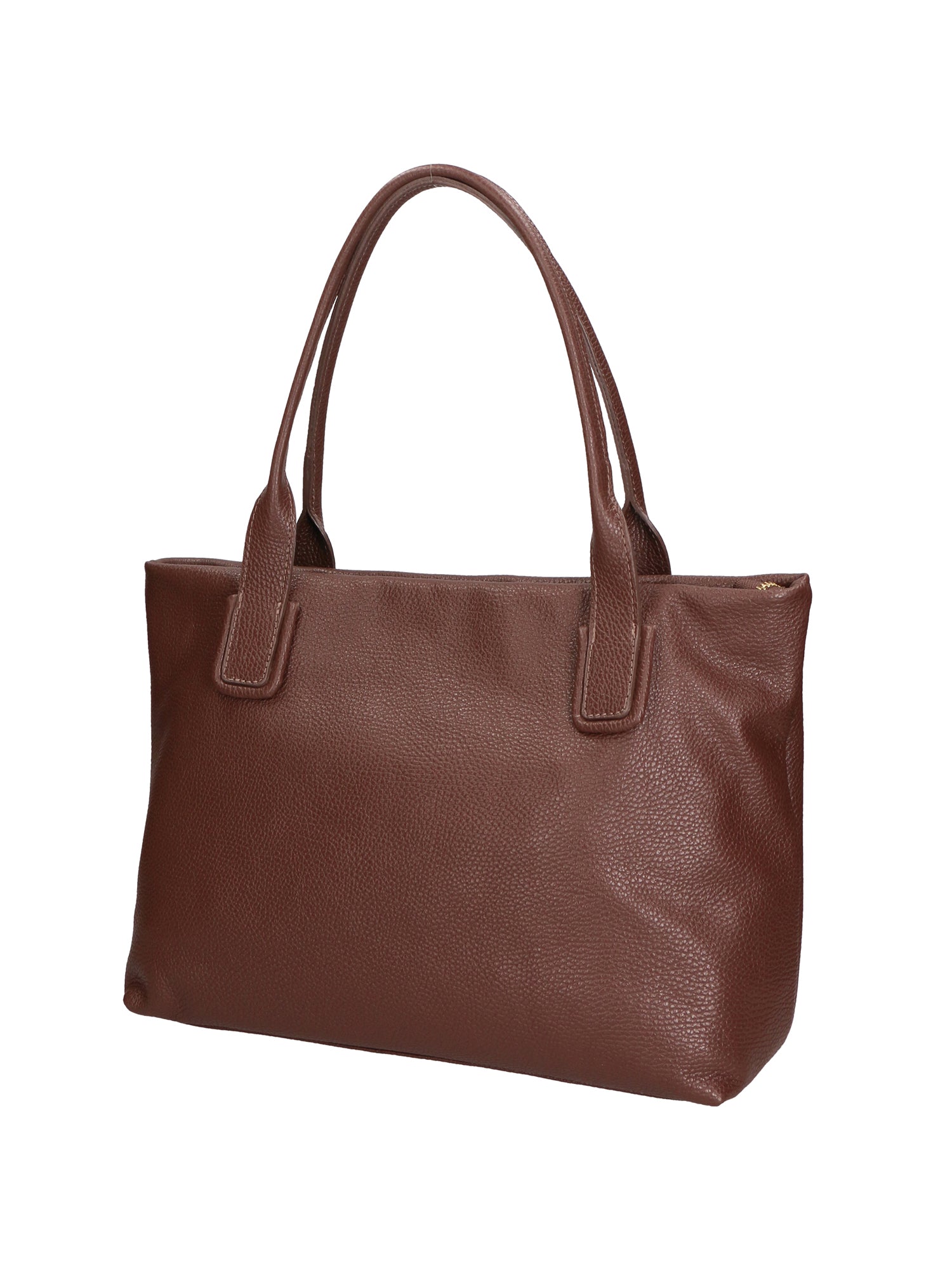 Lorena Borsa a spalla da donna Vera pelle 06506-D223 cioccolato Chiara Ferretti