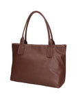 Lorena Borsa a spalla da donna Vera pelle 06506-D223 cioccolato Chiara Ferretti