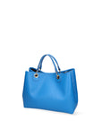 Azurite Borsa a mano da donna 100% pelle 06105-D222 BLU ASTER Chiara Ferretti