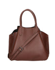 Vincenza Borsa a mano da donna Vera pelle 06898-D223 cioccolato Chiara Ferretti