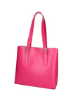Germana Borsa a spalla da donna 100% pelle 05924-B02 FUXIA Chiara Ferretti