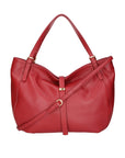 Sirma Borsa a mano da donna Vera pelle 06518-D10 ROSSO SCURO Chiara Ferretti