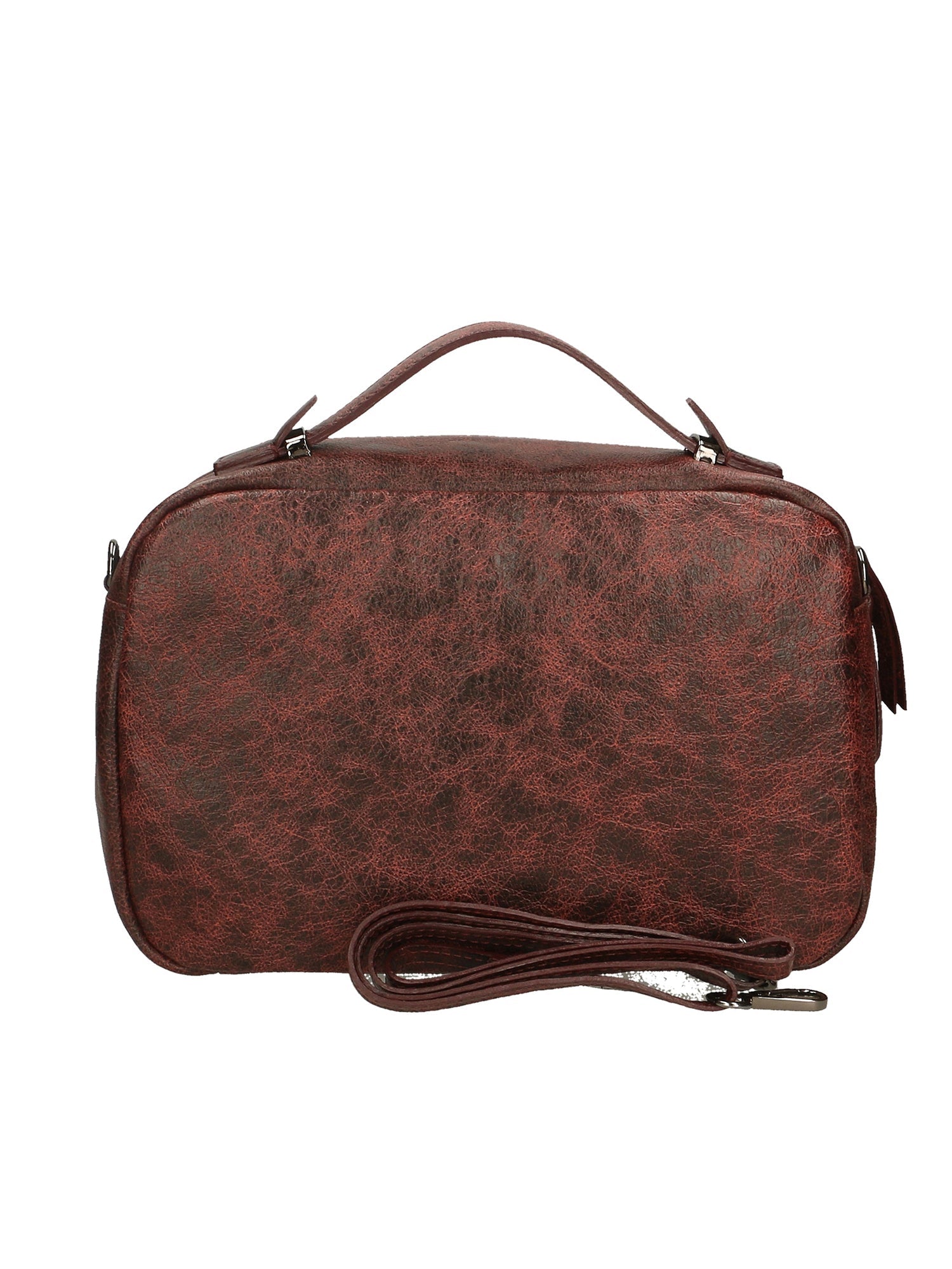 Vera Pelle 6542-BORDO BORDEUX Borsa a mano unisex Modello Avelon Chiara Ferretti