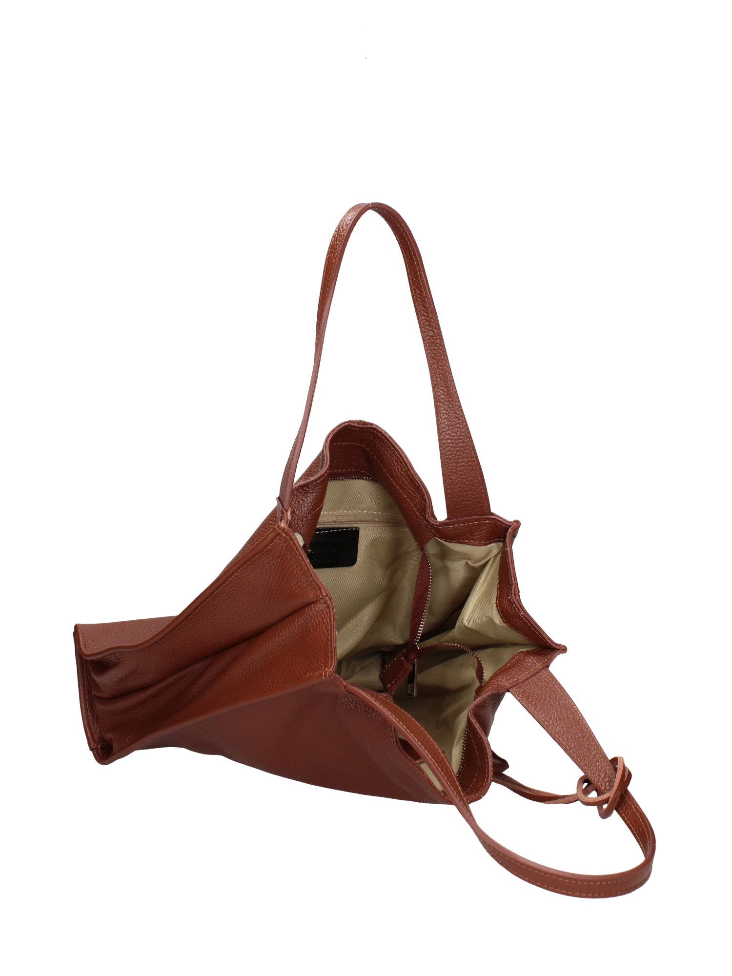 Seraphina Ultra Borsa a spalla da donna Vera pelle 3311-D21 MARRONE Chiara Ferretti