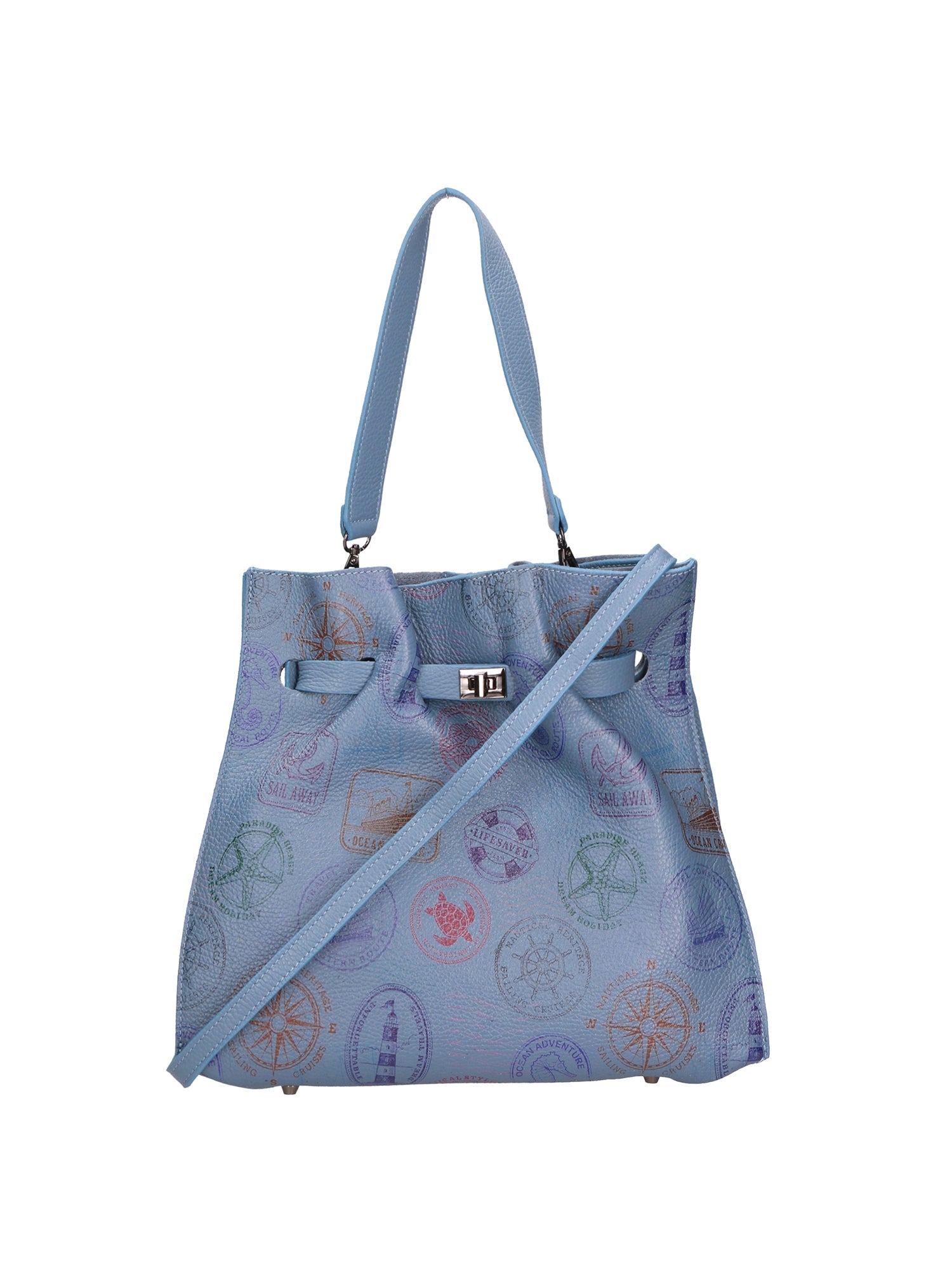 Voyageuse Borsa a mano da donna Vera pelle 564137-CIELO Chiara Ferretti