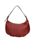 Licia Borsa a spalla da donna Vera pelle 06512-ROSSO SCURO Chiara Ferretti