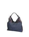Edera Elite Borsa a spalla da donna Vera pelle LK0247-BLU Chiara Ferretti