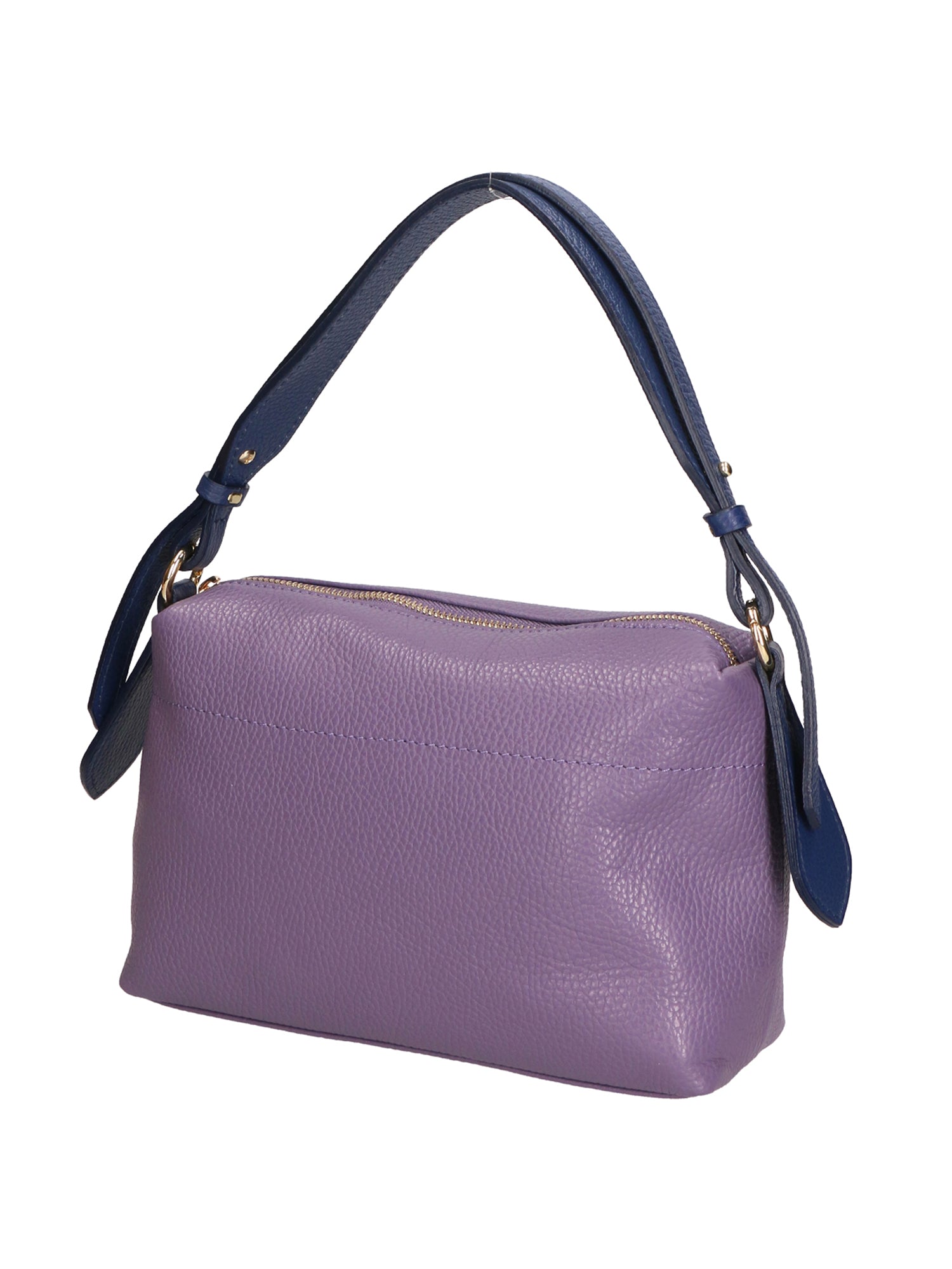 Vivienne Borsa a spalla da donna Vera pelle 06674-D87 VIOLET + D24 BLU Chiara Ferretti