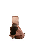 Zaino in vera pelle unisex Made in Italy 4030-MARRONE Alessia Firenze