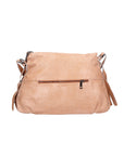 Damen-Schultertasche aus echtem Leder, hergestellt in Italien, 40 x 24 x 11 cm