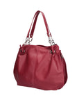 Ereba Borsa a mano da donna Made in Italy 100% pelle 3305-S10 RUBINO Chiara Ferretti