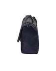 Edvige Borsa a spalla da donna Pelle Croco Stampata 80045-BLU Chiara Ferretti