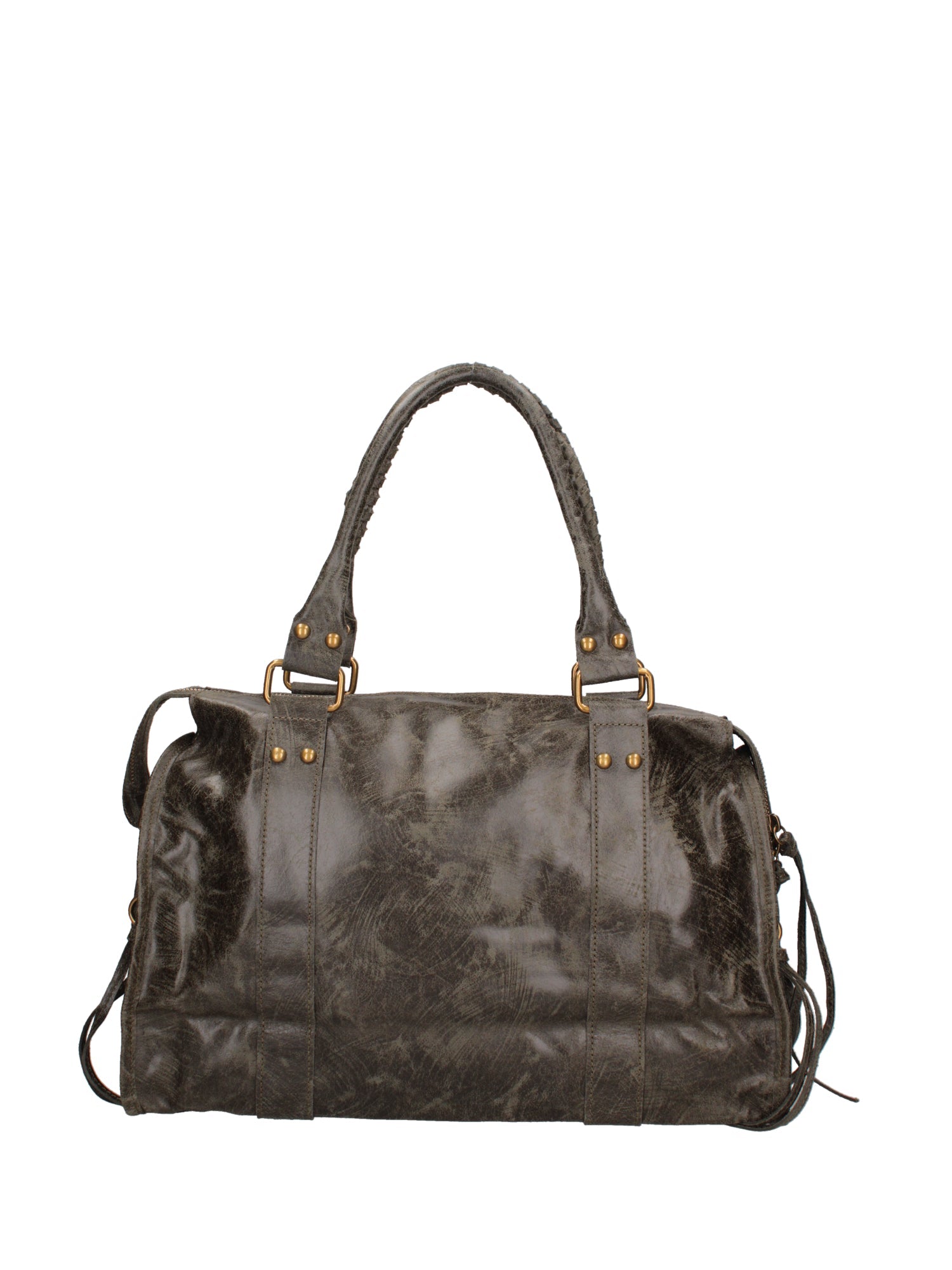 Elara Borsa a spalla da donna Vera pelle 06090-049 VERDE MILITARE SCURO Chiara Ferretti