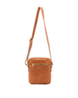 Borsa a tracolla uomo vera pelle Made in Italy 4313-MIELE Alessia Firenze