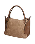 Rosa Borsa a mano da donna Ecopelle 8016-TAUPE Chiara Ferretti