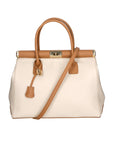 Aleria Borsa a mano da donna Vera pelle 8005-D37 LATTE D44 CUOIO Chiara Ferretti