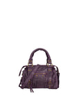 Erisia Borsa a spalla da donna Vera pelle 06091-038 VIOLA SCURO Chiara Ferretti