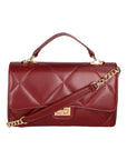 Vita Borsa a spalla da donna Vera pelle 06879-S10 RUBINO Chiara Ferretti