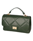 Vita Borsa a spalla da donna Vera pelle 06879-S14 VERDE SCURO Chiara Ferretti