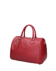 Aralia Borsa a bauletto da donna 100% pelle 5176-D10 ROSSO SCURO DARK RED Chiara Ferretti