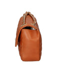Clizia Borsa a spalla da donna Vera pelle 6078-S17 CUOIO SCURO Chiara Ferretti