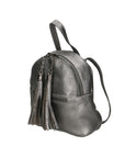 Morgana Damenrucksack aus echtem Leder, hergestellt in Italien, 16 x 17 x 5 cm