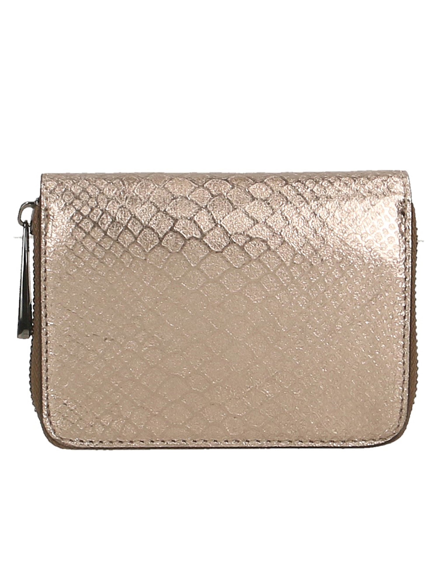 Nohemi Portafoglio donna vera pelle Zip 524072-BRONZO Chiara Ferretti
