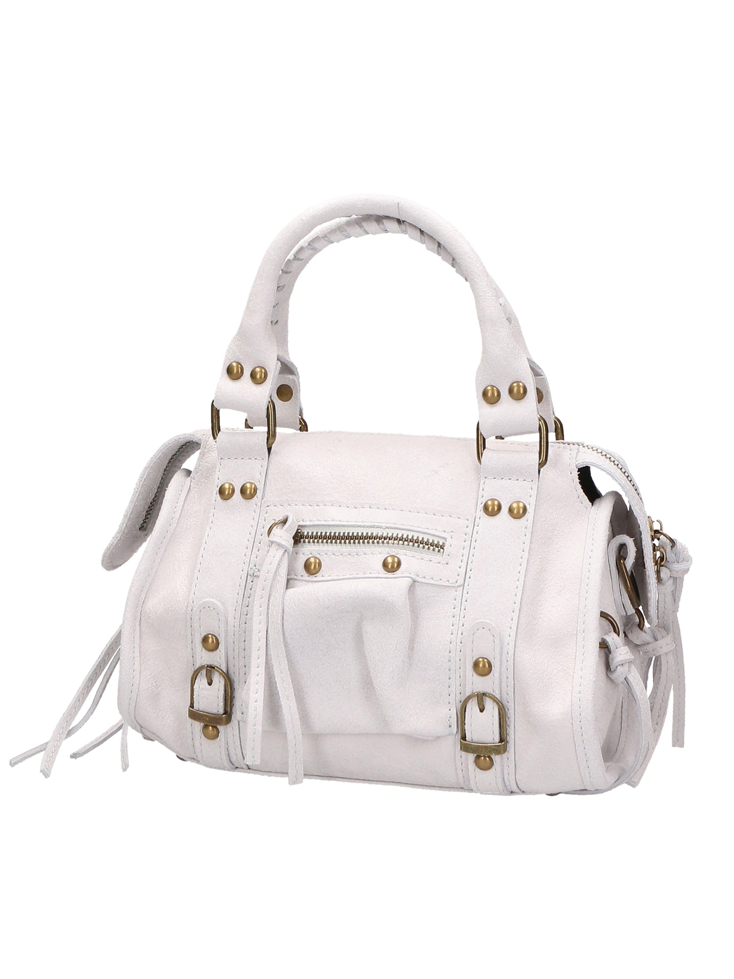 Erisia Borsa a spalla da donna Vera pelle 06091-BIANCO Chiara Ferretti