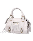 Erisia Borsa a spalla da donna Vera pelle 06091-BIANCO Chiara Ferretti
