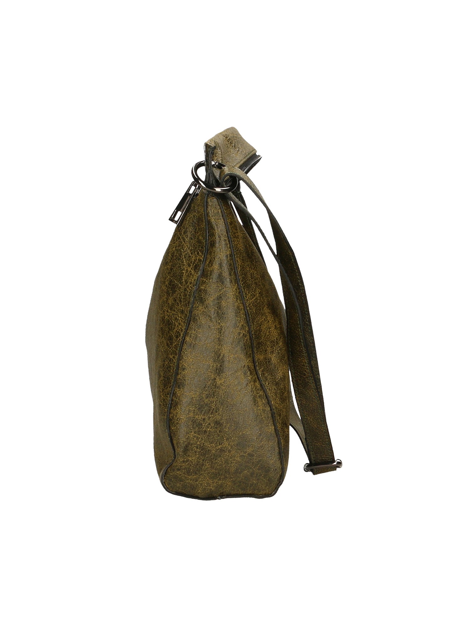 Ondina Borsa a spalla da donna Vera pelle 6569-VERDE GREEN Chiara Ferretti