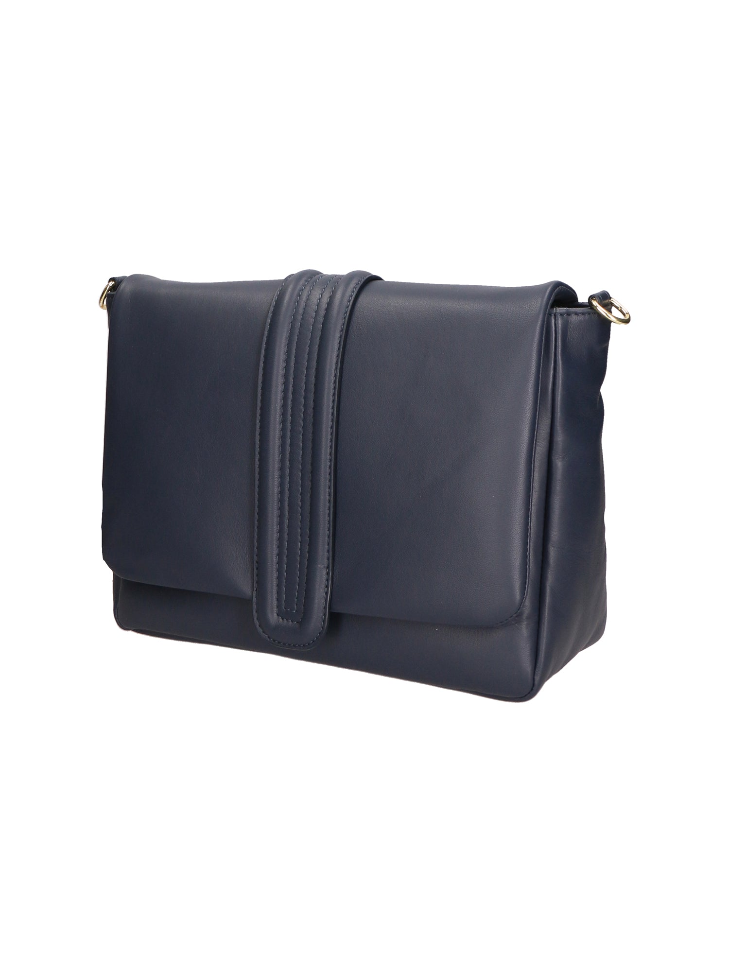 Wanda Borsa a tracolla da donna Vera pelle 06497-S24 BLU JEANS Chiara Ferretti