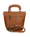 Luciana Borsa a mano da donna Vera pelle 02209-D17 CUOIO SCURO DARK COGNAC Chiara Ferretti