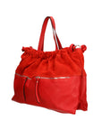 Firenze Borsa a mano da donna Vera pelle 01838-D08 ROSSO RED Chiara Ferretti