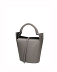 Seraphina Plus Borsa a secchiello da donna Vera pelle 6549-GRIGIO Chiara Ferretti