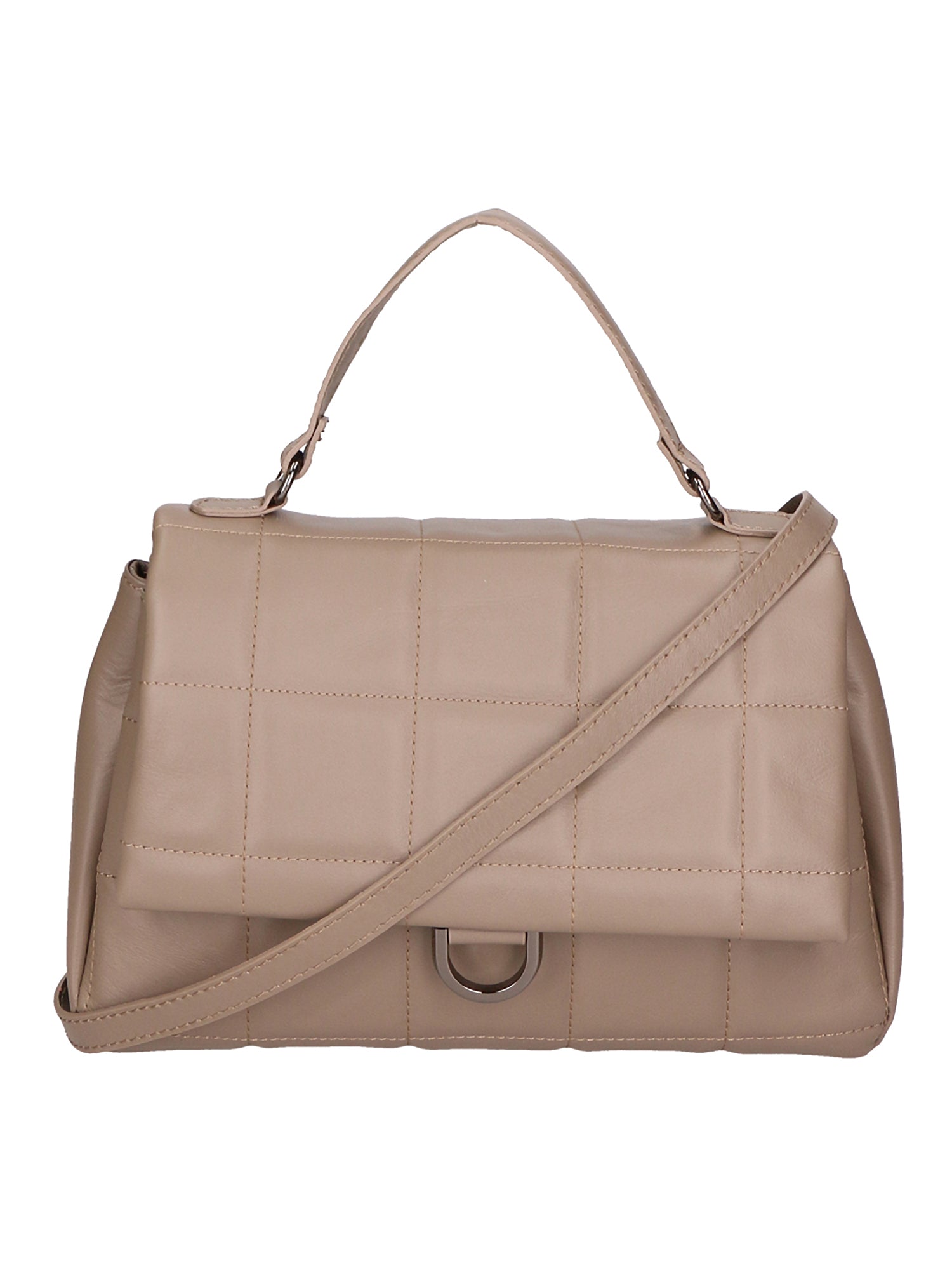 Viola Borsa a mano da donna Vera Pelle 06862-S40 TAUPE Chiara Ferretti