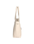 Gea Borsa a spalla da donna Vera pelle 05935-D37 LATTE MILK Chiara Ferretti