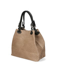Elektra Women's Shoulder Bag in Genuine Leather Made in Italy 29x32x17 cm
