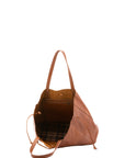 Borsa a mano unisex vera pelle Made in Italy 4611-MIELE Alessia Firenze