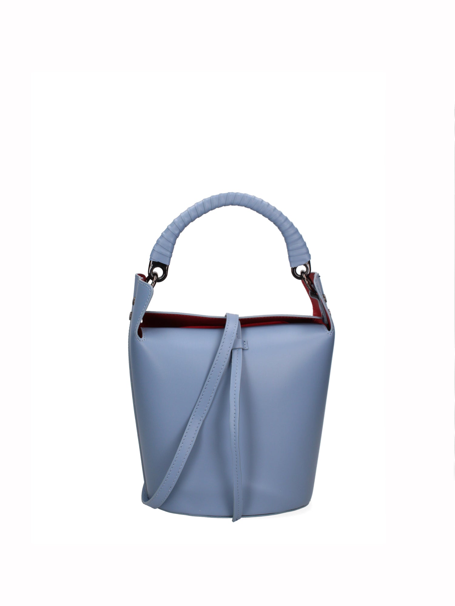 Seraphina Plus Borsa a secchiello da donna Vera pelle 6549-CIELO Chiara Ferretti