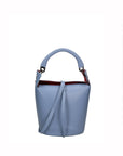 Seraphina Plus Borsa a secchiello da donna Vera pelle 6549-CIELO Chiara Ferretti